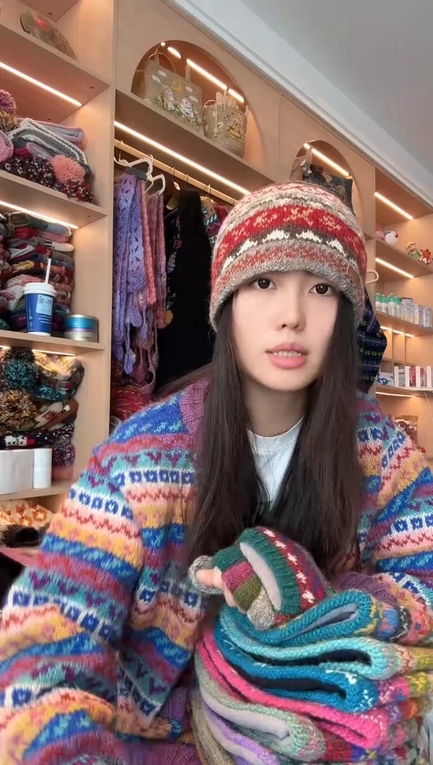 羊毛明星同款帽子