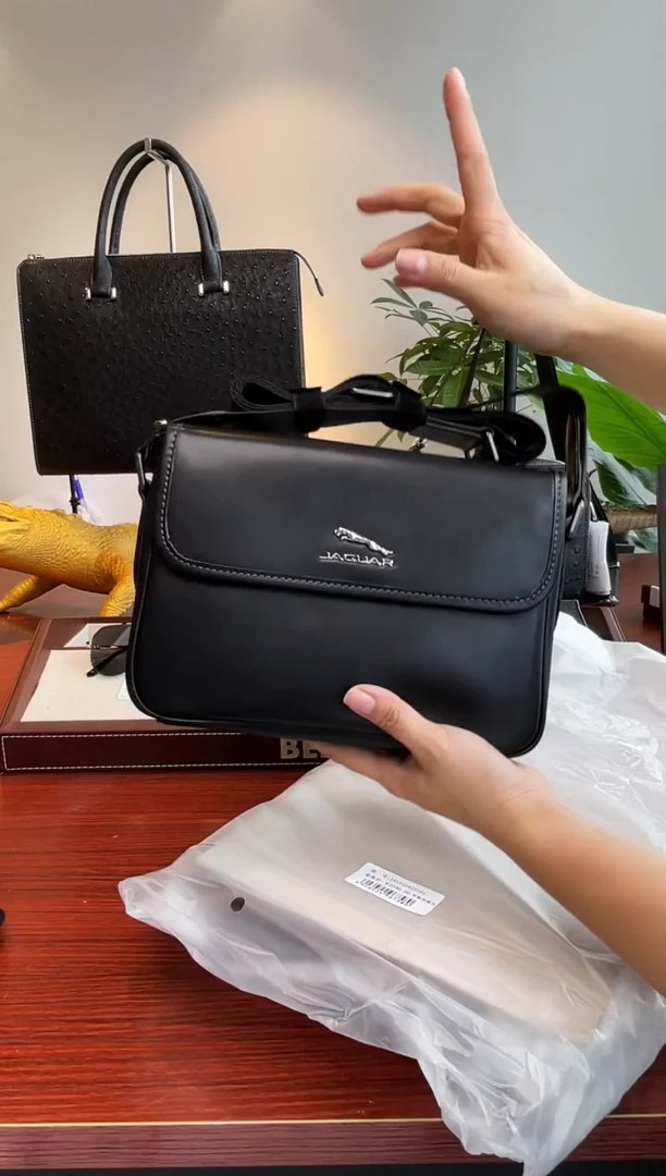 牛皮（革）韩爵绅士包包皮具502