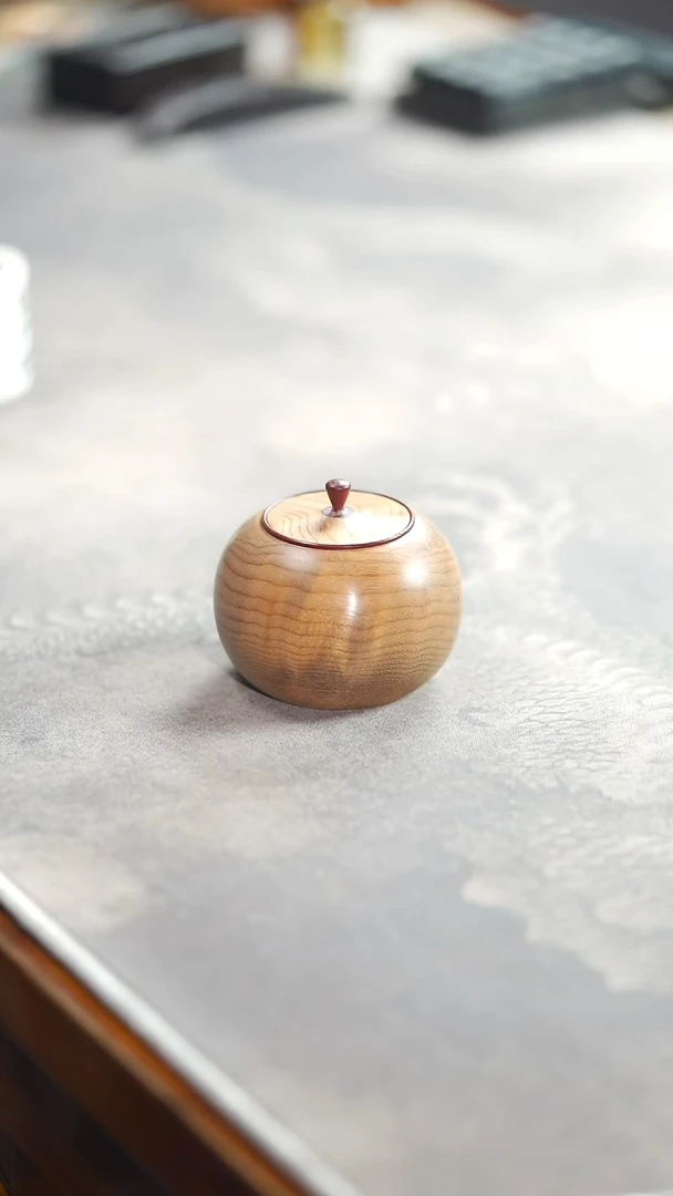 金丝楠832号阴沉料精工茶仓品香罐