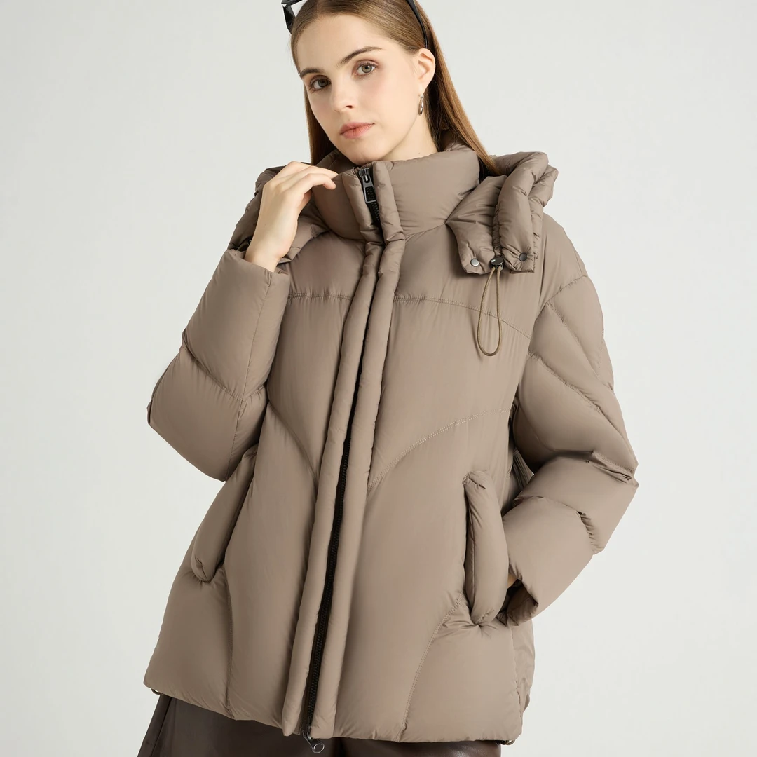 【苏大美】ZF9991短款羽绒服连帽秋冬