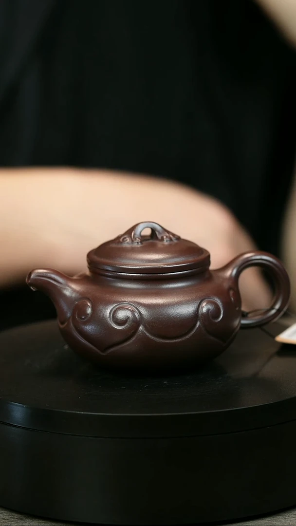 茶壶紫砂裕H1304陆建平紫泥如意仿古