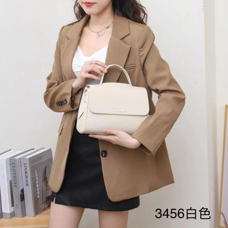 RAIN.CUN【初阳甄选】SLBL-3456-白轻奢潮流经典小众女包