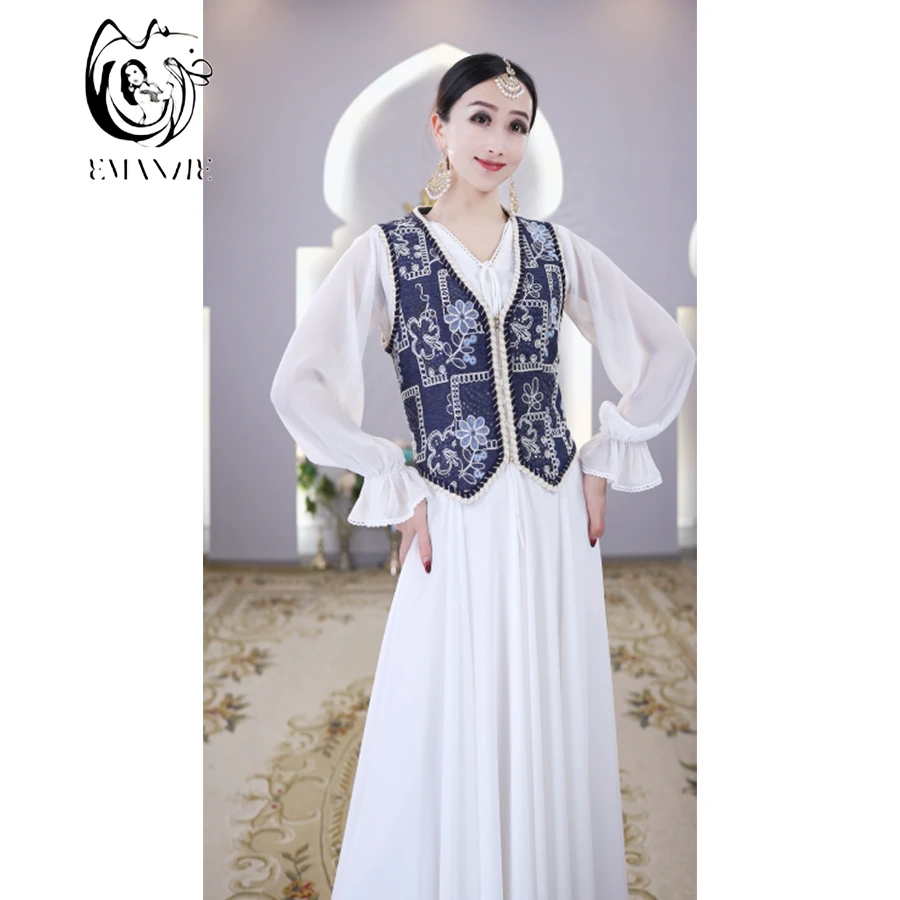 依曼之舞异域风情马甲新疆舞服装W6109新款舞服马夹女装舞蹈跳舞