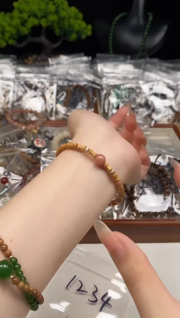 白玉菩提手串1234