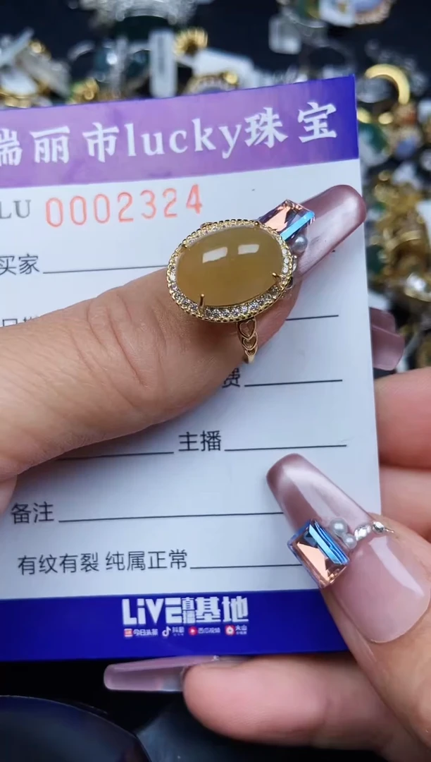 翡翠银S925镶嵌颈饰2324