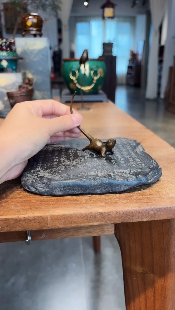 茶道配件茶道配件长尾鼠