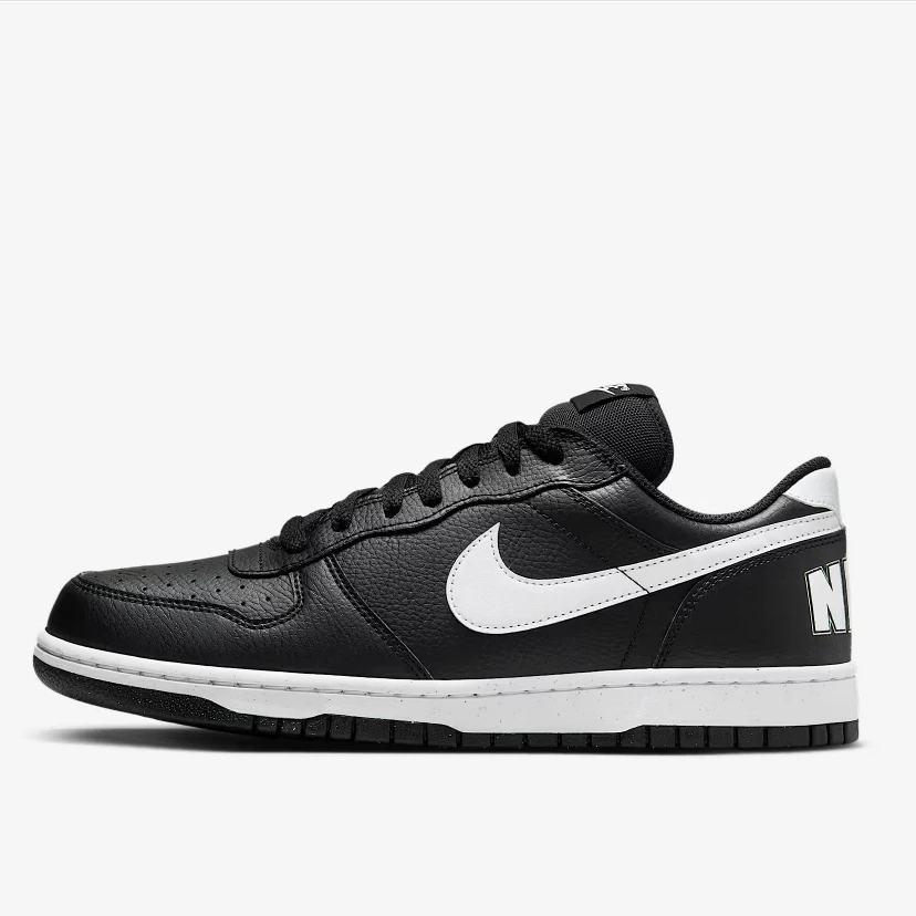 耐克/NIKE(官方正品)男子Big Low黑白休闲复古百塔板鞋355152016