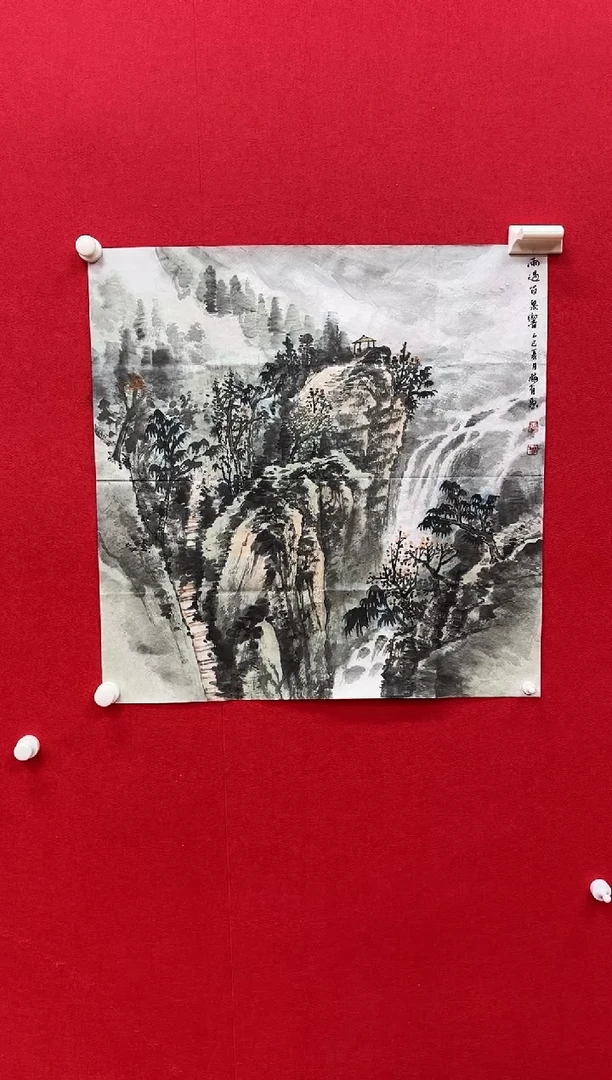 国画z天津人美-张fu有国画4平尺