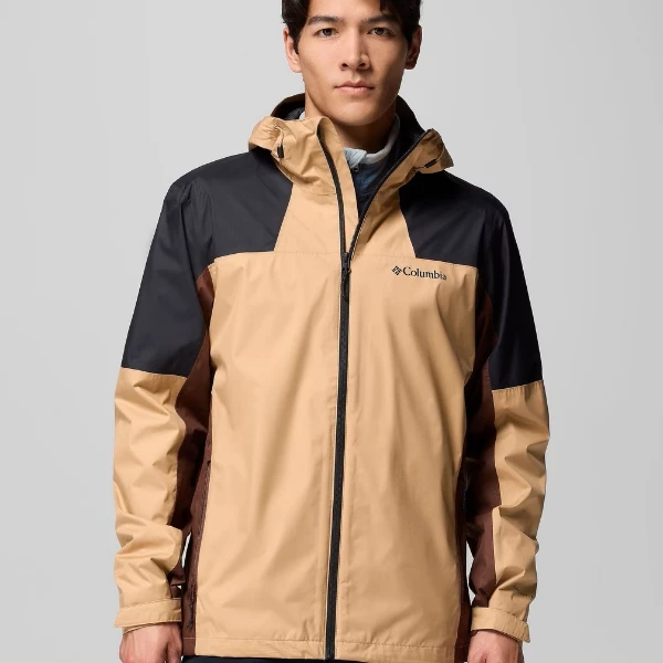 Columbia/哥伦比亚 Inner limits户外男士连帽防雨冲锋衣