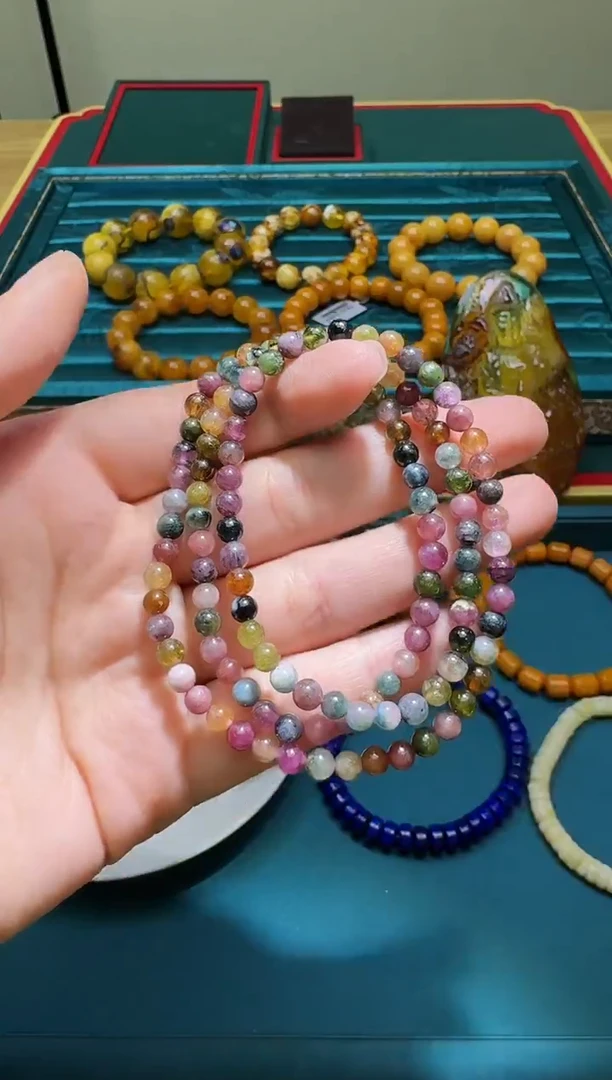 未镶嵌手链碧玺多样性发一808