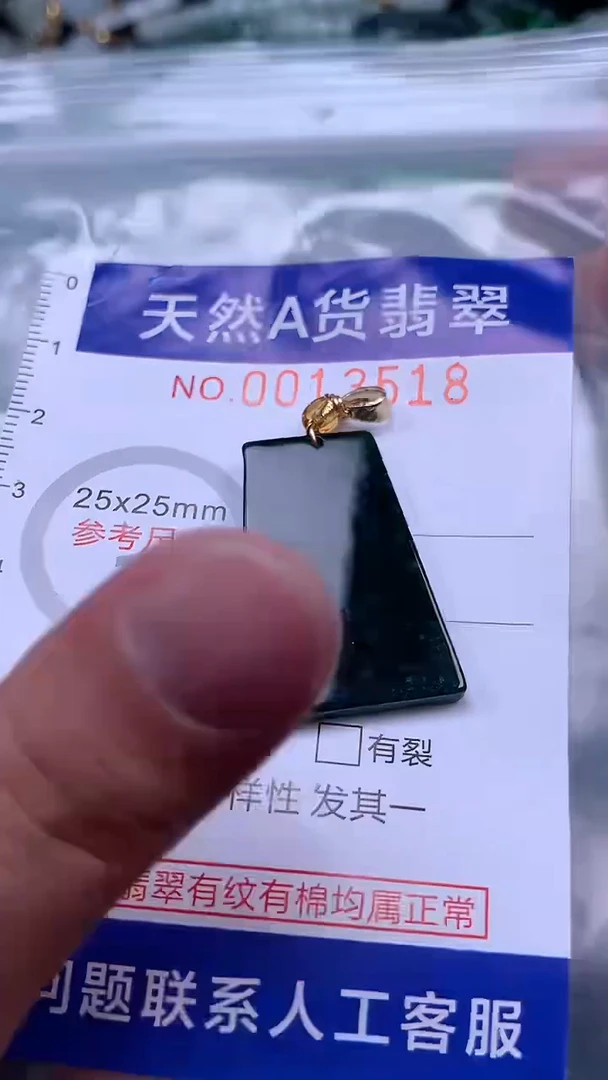 吊坠(赠链)未镶嵌翡翠1