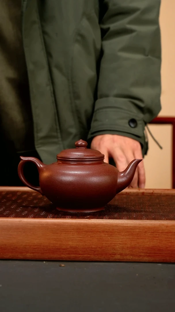 【闪购商品】紫砂茶壶syzj 底槽青 手磨粗纱 笑樱