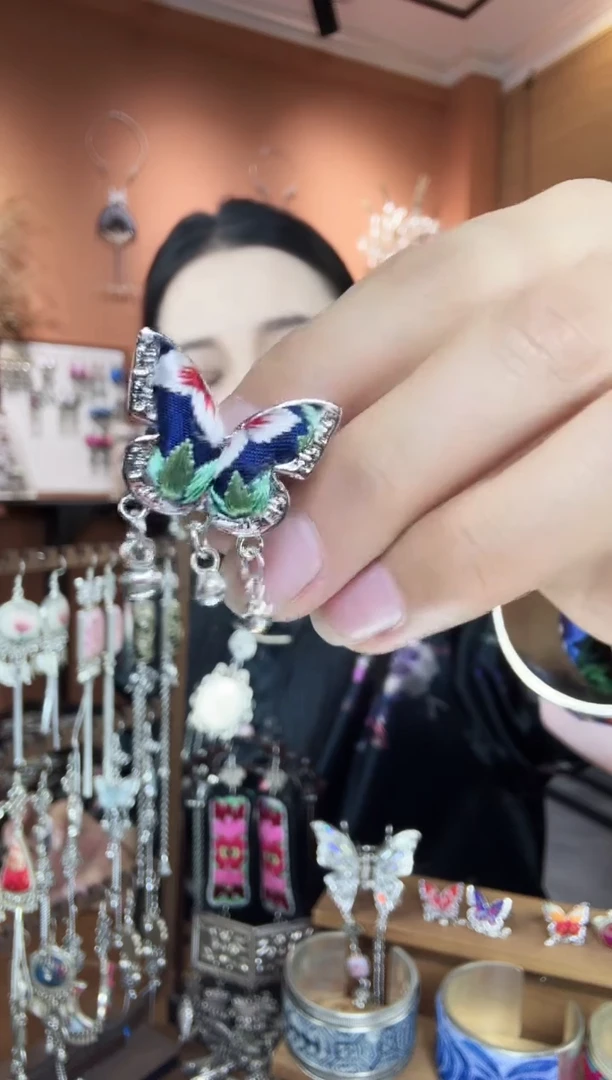 刺绣纯手工民族风戒指