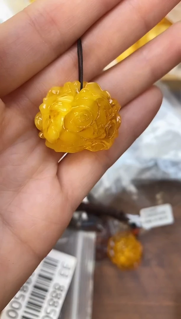 裸石琥珀未镶嵌天然琥珀蜜蜡
