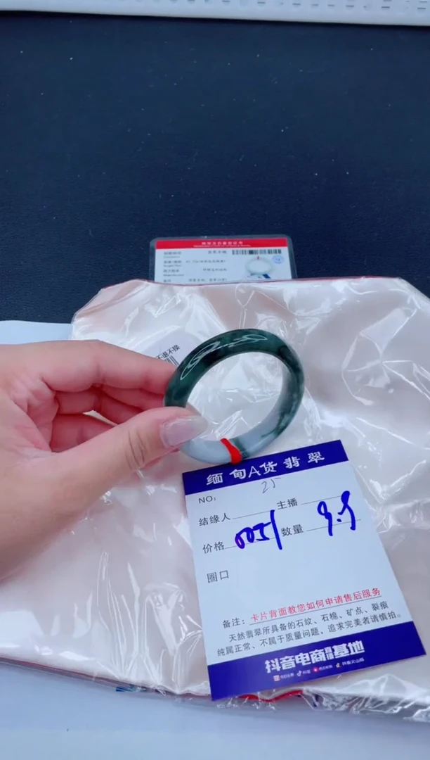 未镶嵌手镯翡翠9.9