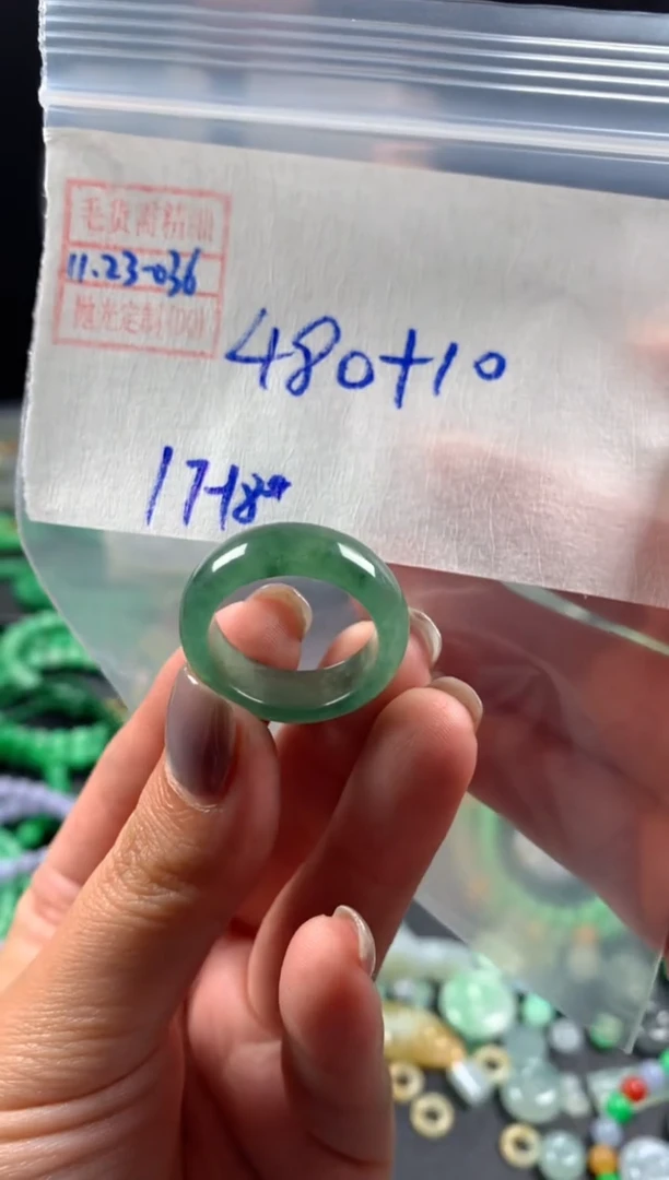 未镶嵌定制翡翠翡翠490元17#毛货需精细抛光036