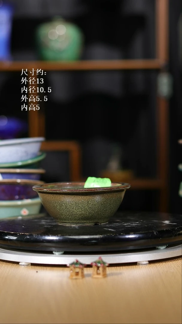 【石湾花盆】5寸小圆盆080