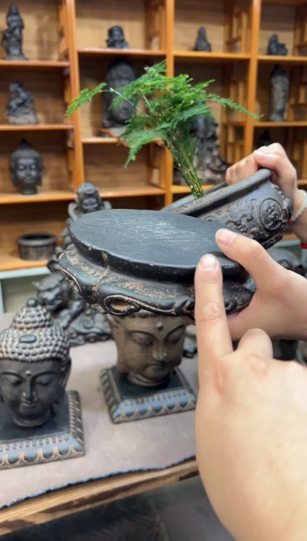陶土【火山泥】金箍坛底座