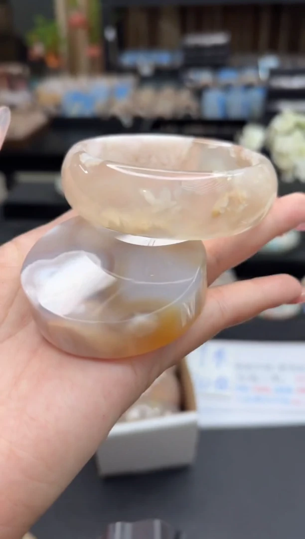 未镶嵌手镯石英质玉299(59圈赠送镯心)