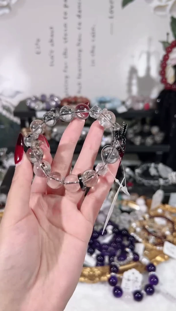 【闪购商品】水晶手链未镶嵌天然水晶默认微瑕 多样性发货发其一