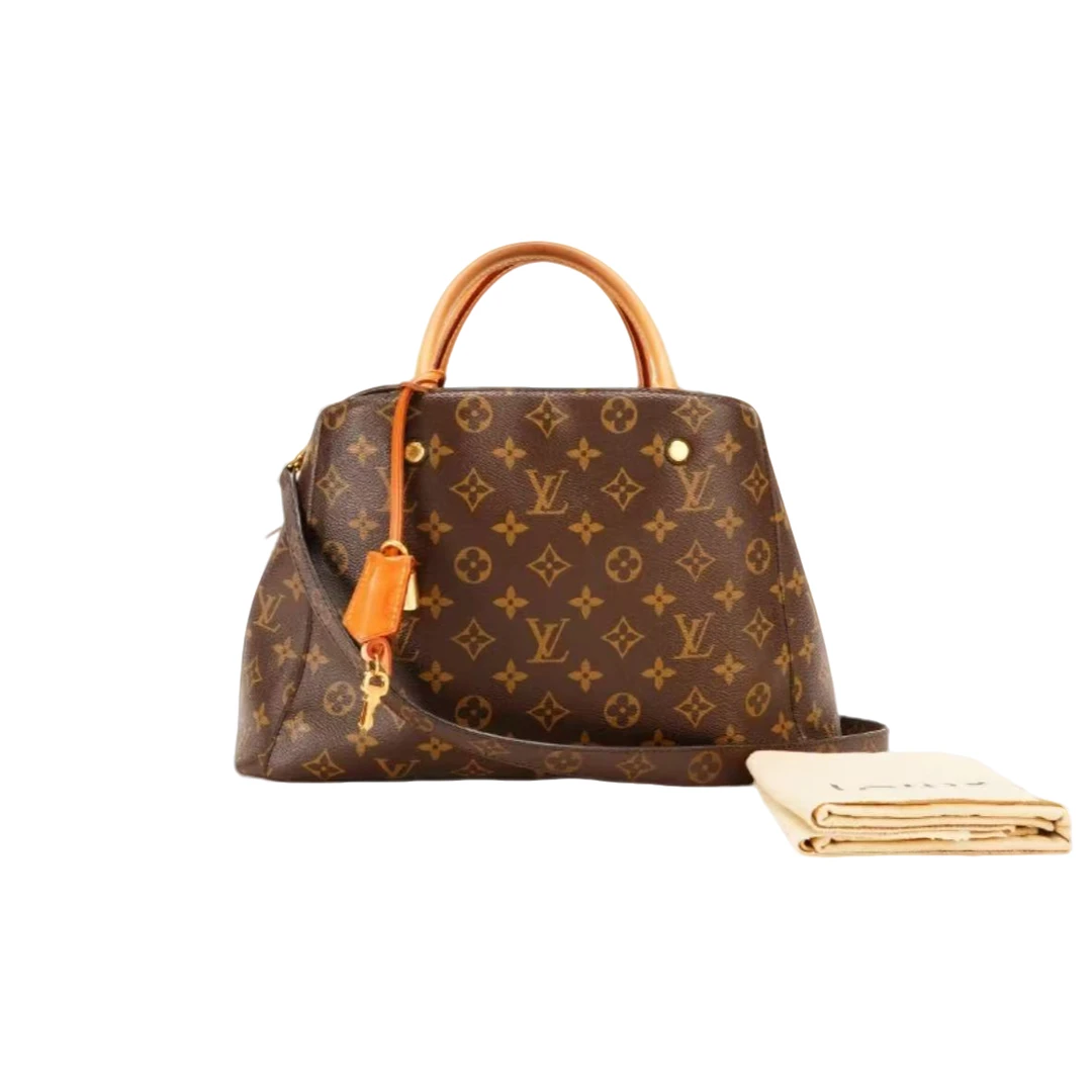 99新 LouisVuitton/路易威登 lv 蒙田中号包包