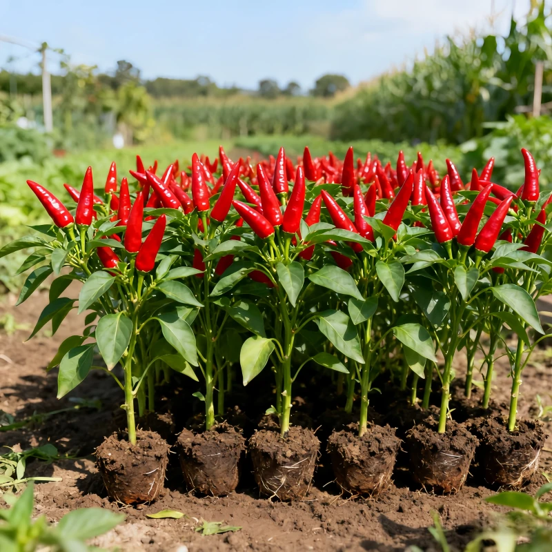 正宗朝天椒辣椒苗好养室内外朝天椒薄皮椒植物花卉螺丝椒盆栽花卉