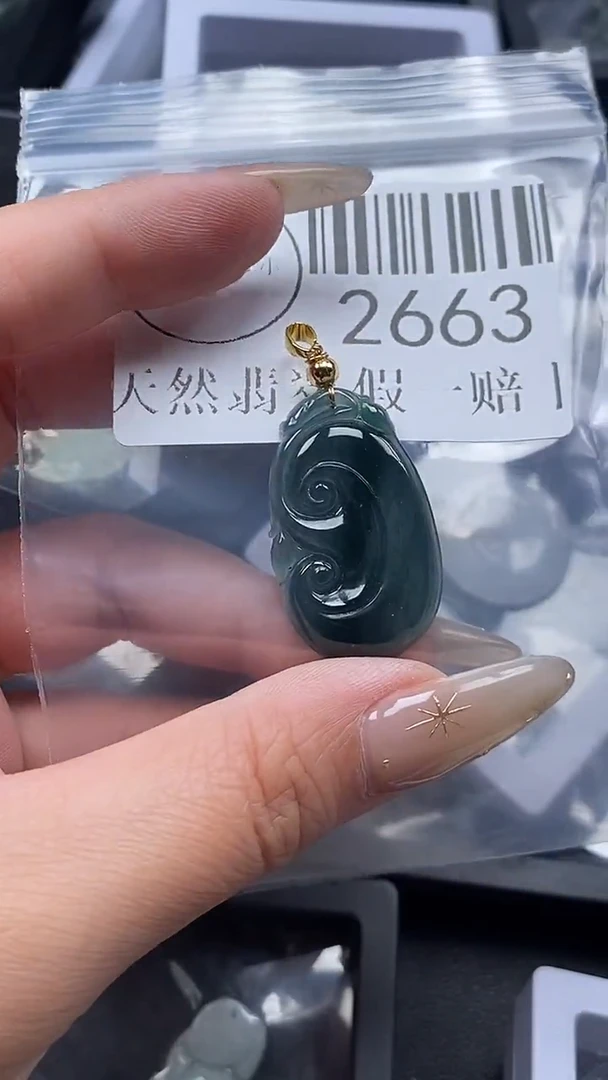 颈饰未镶嵌翡翠2663