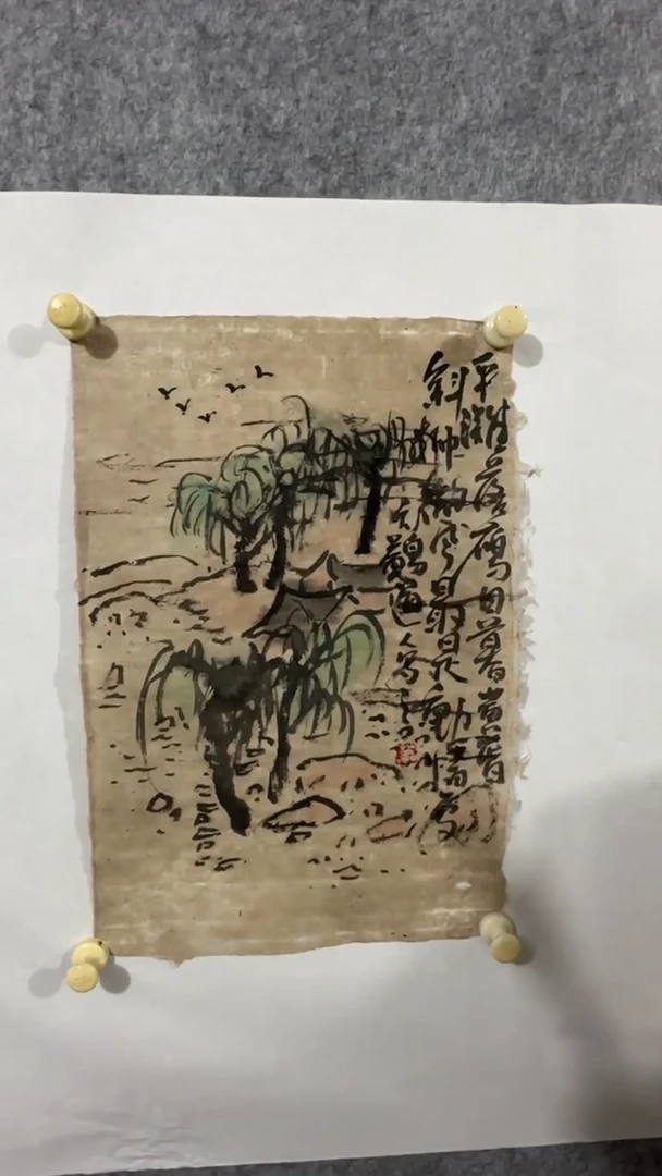 国画写意画花鸟画手绘