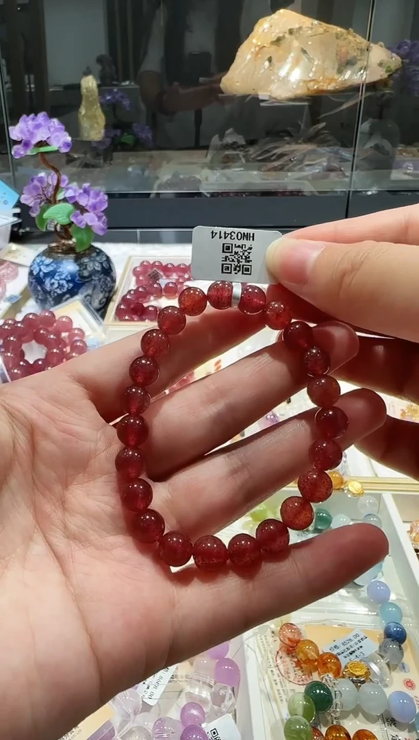 未镶嵌手串石英质玉手串