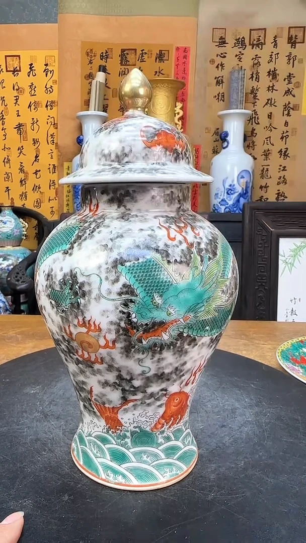 【闪购商品】瓶景德镇陶瓷客厅摆件