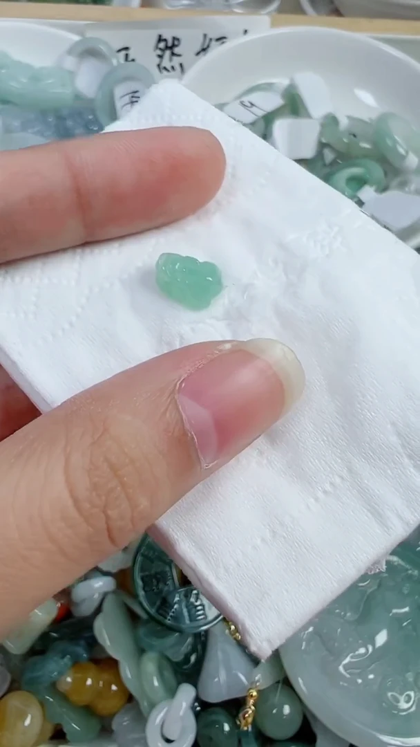 散珠翡翠362号链接，A货翡翠