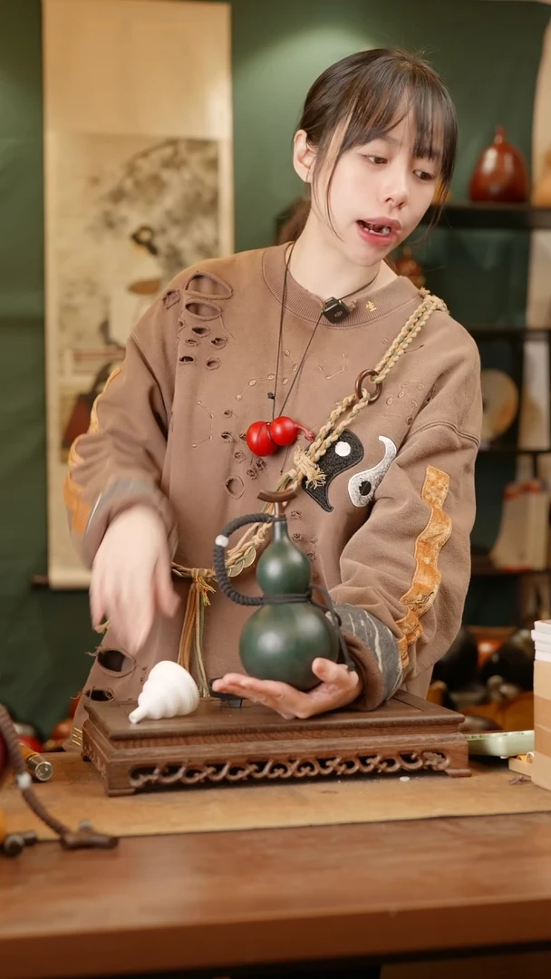 216号精品天然大漆酒葫芦一物一拍~