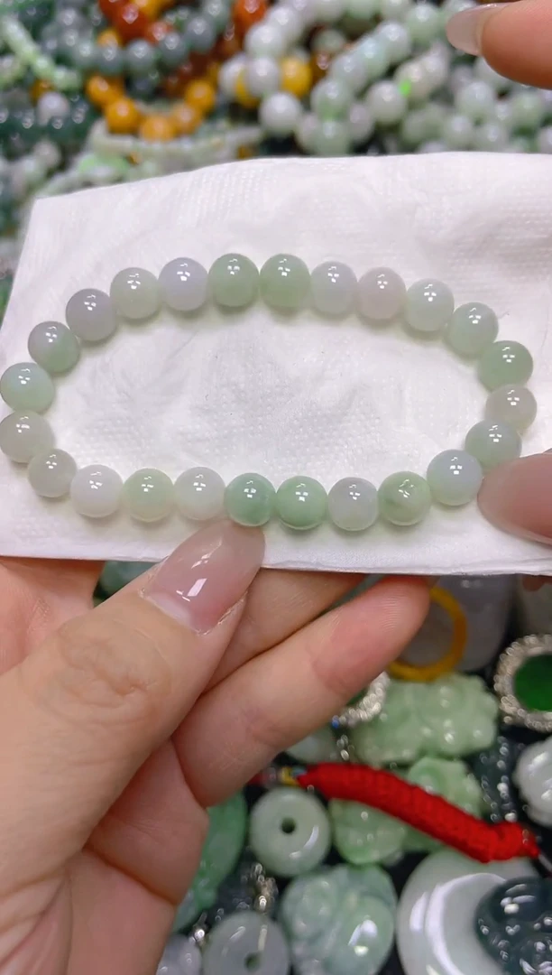 颈饰未镶嵌翡翠8mm