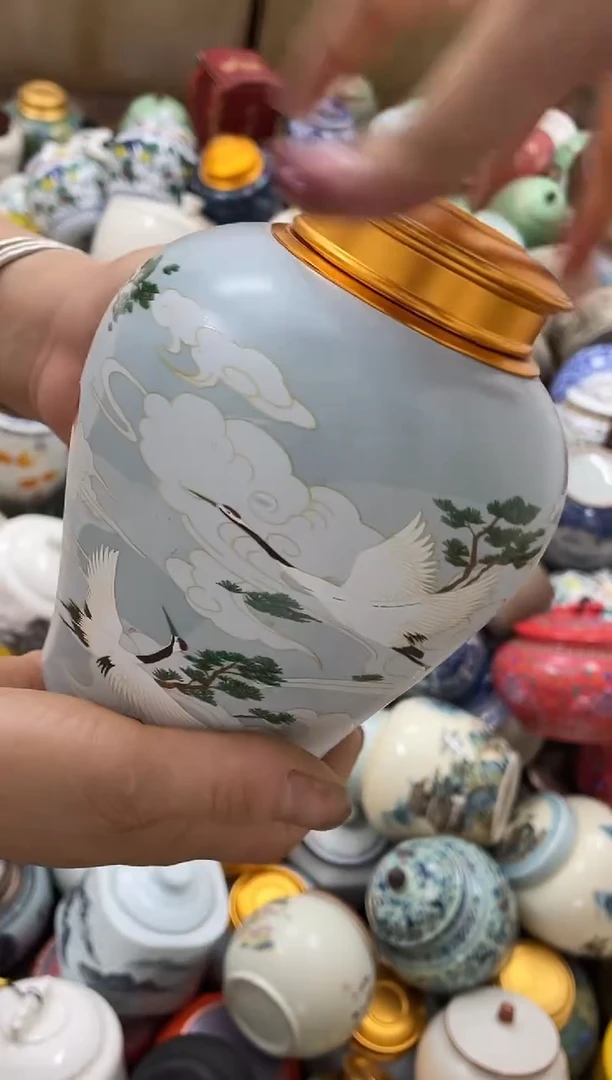 摆件孤品茶叶罐密封罐储物罐直播间临时链接浮力