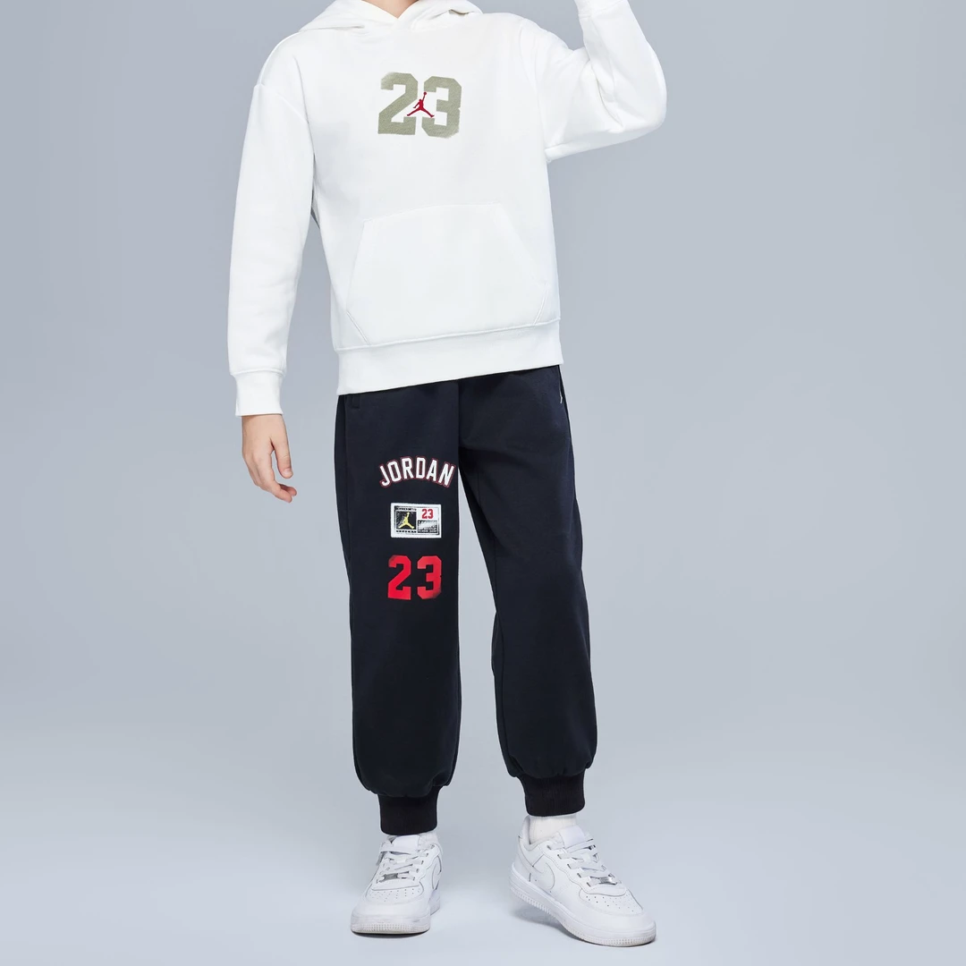 【官方旗舰】Air Jordan童装男女童卫裤2025新款篮球运动裤长裤F431