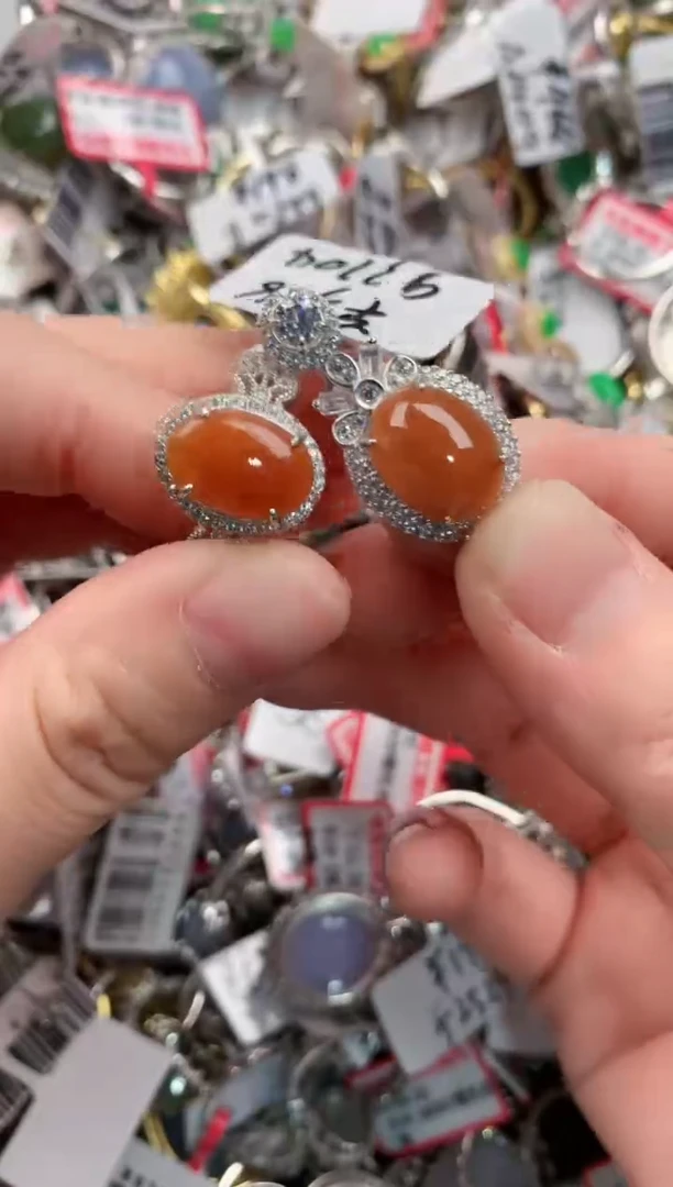 银S925镶嵌戒指翡翠1111     7