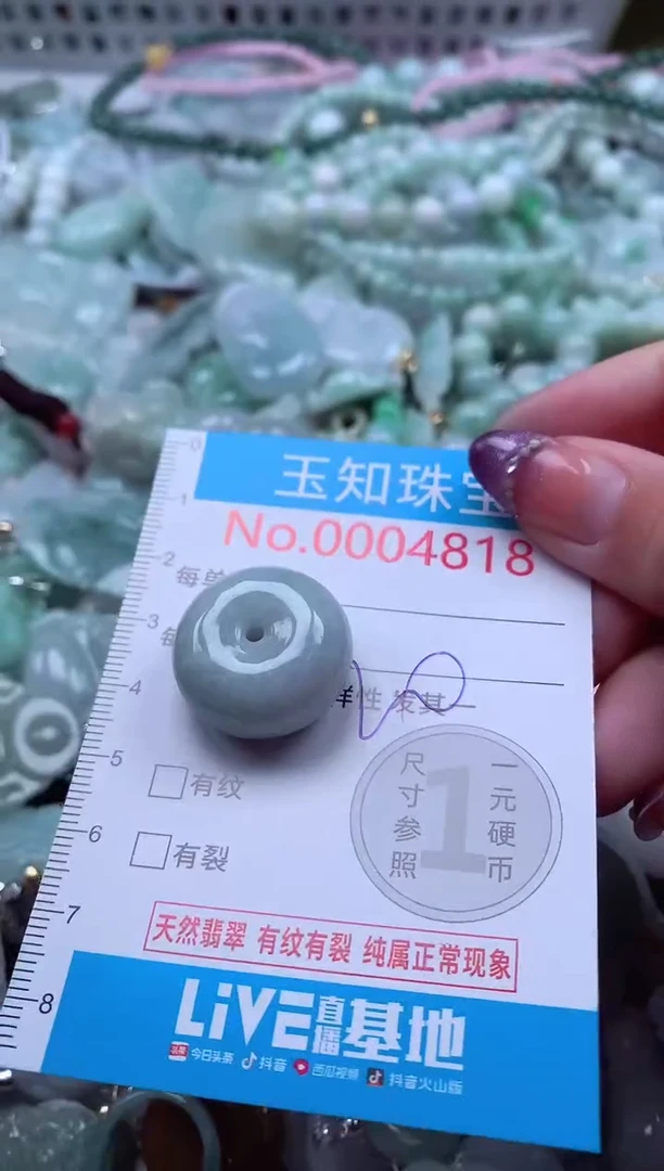 翡翠未镶嵌吊坠(不含链)4818