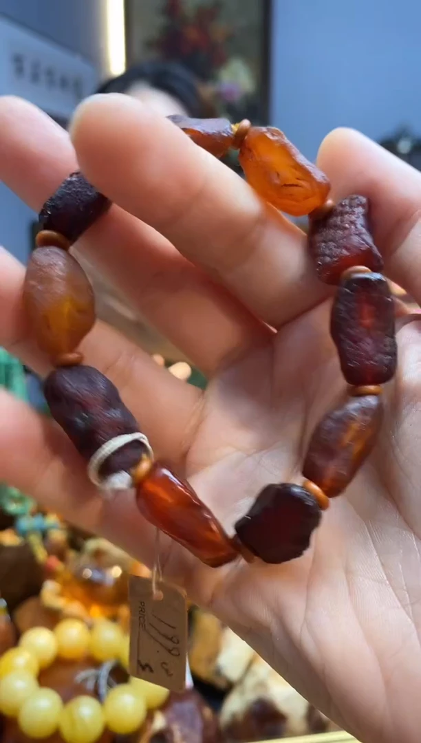 手链琥珀未镶嵌手串