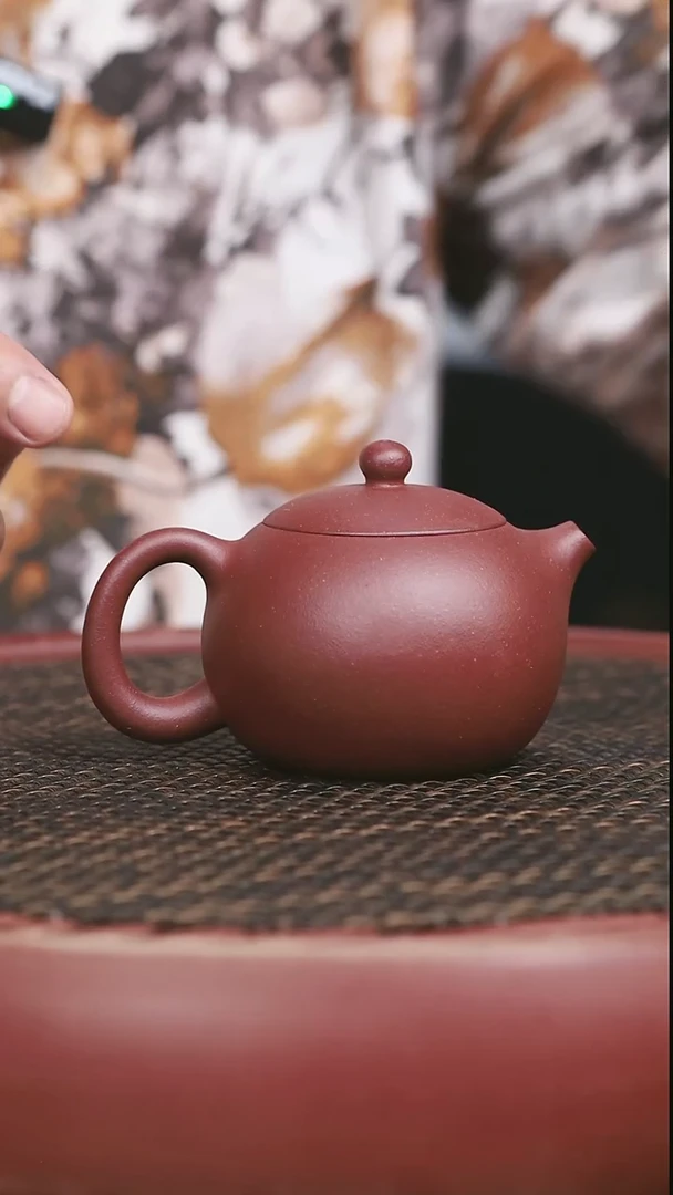 茶壶紫砂全手工羊角山紫泥西施微瑕180CC