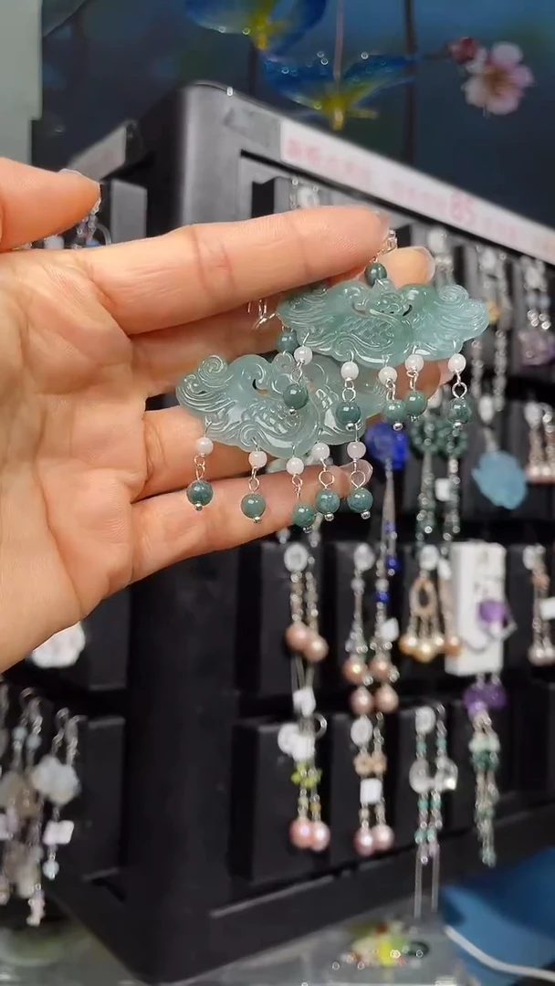 颈饰未镶嵌翡翠团***@ 团团圆圆