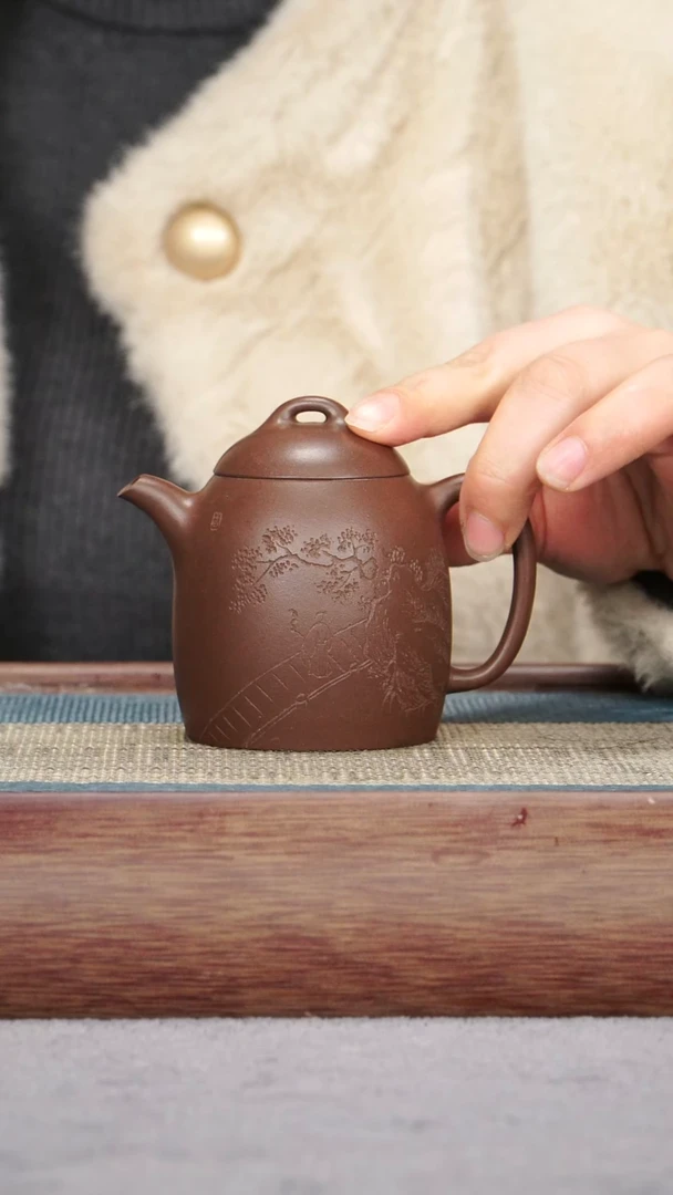 【闪购商品】紫砂茶壶底槽青 秦权