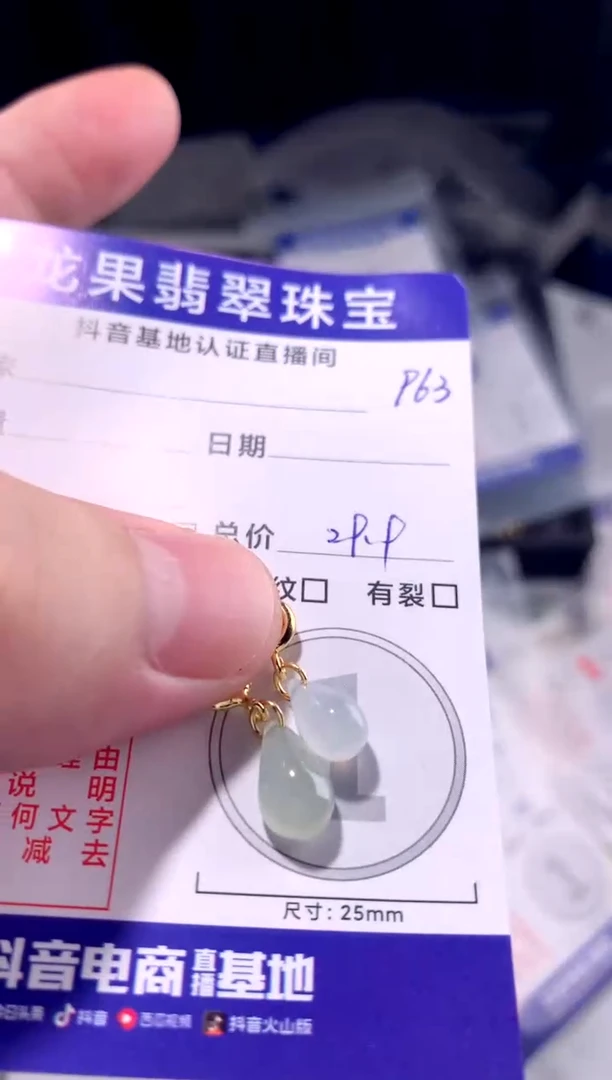 颈饰未镶嵌翡翠水滴963