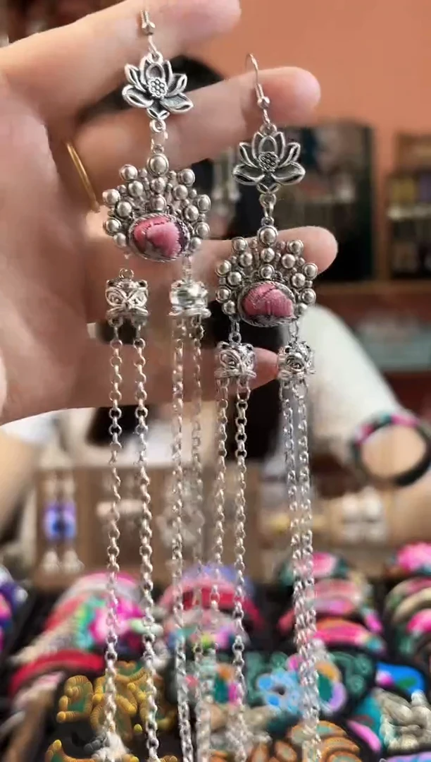 织绣艺枝独绣老绣饰品890