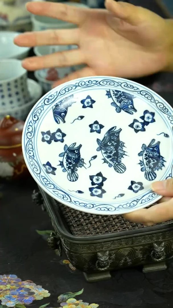 千款手绘茶具直接炸