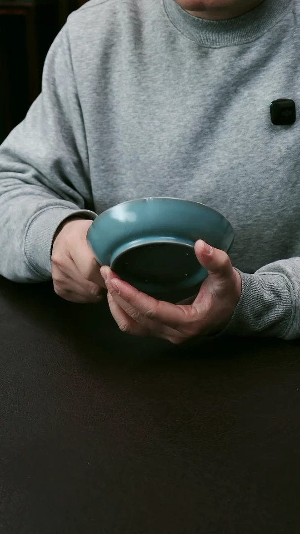 【闪购商品】盘汝官窑小葵口洗36