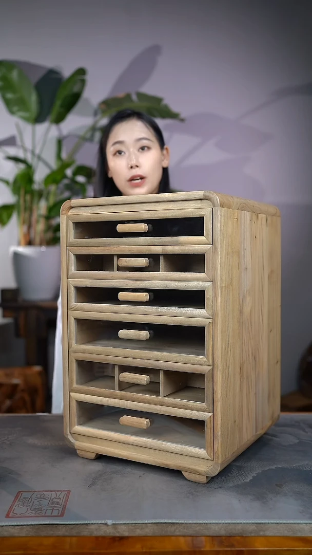 金丝楠老料精工原木精工6层茶器柜