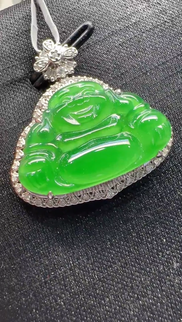 【闪购商品】翡翠吊坠(不含链)18K金镶嵌多样性团购发一件