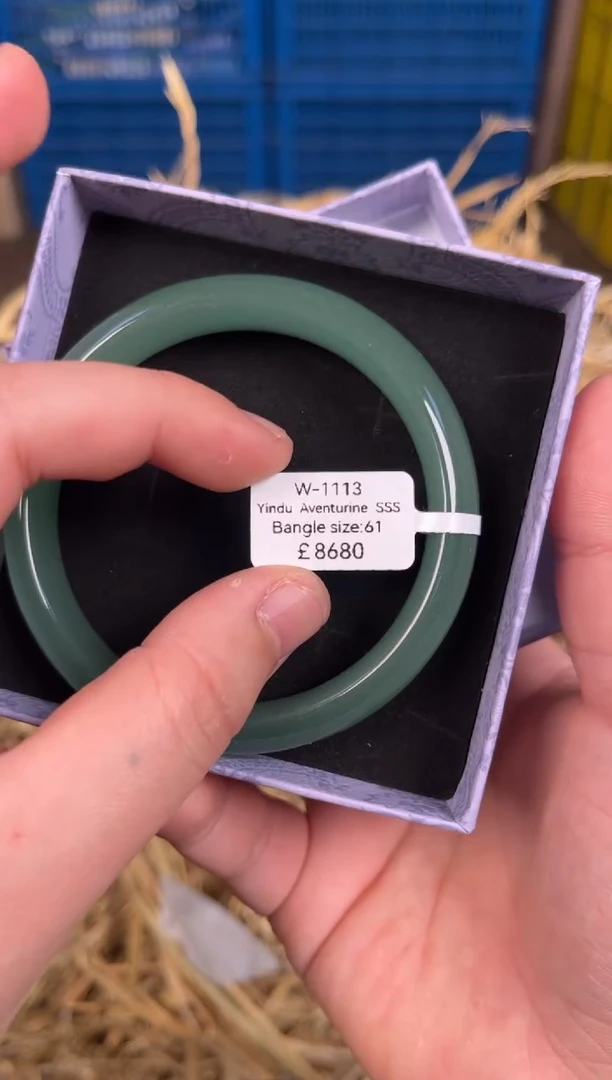 未镶嵌手镯石英质玉W1113