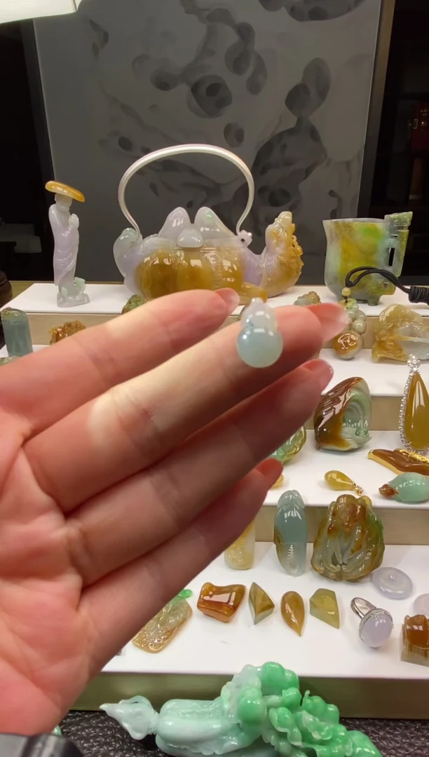 未镶嵌挂件翡翠翡翠小葫芦挂件