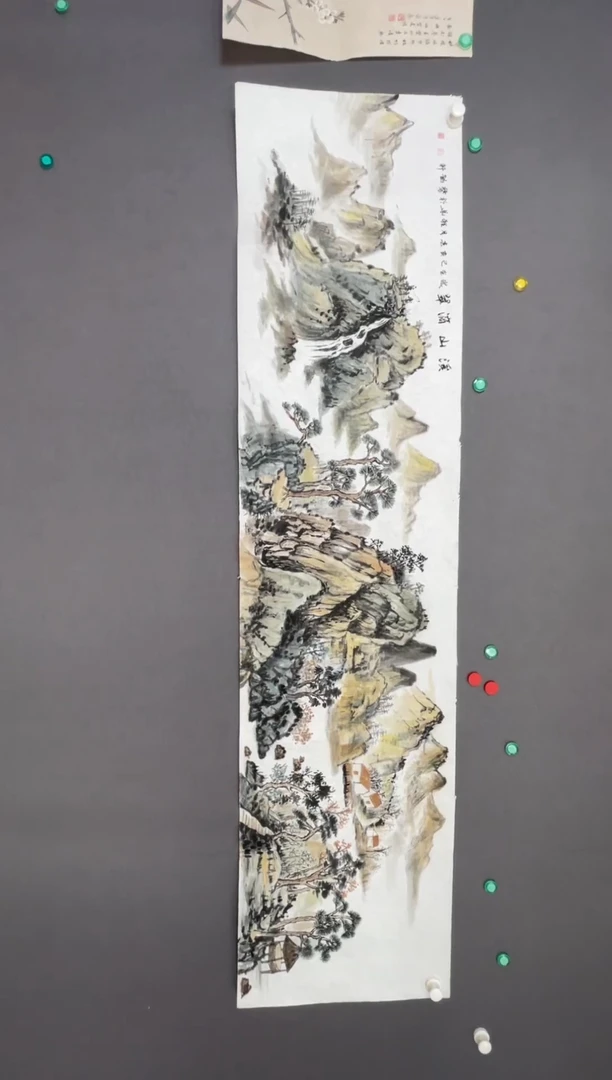 国画国画山水花鸟作品